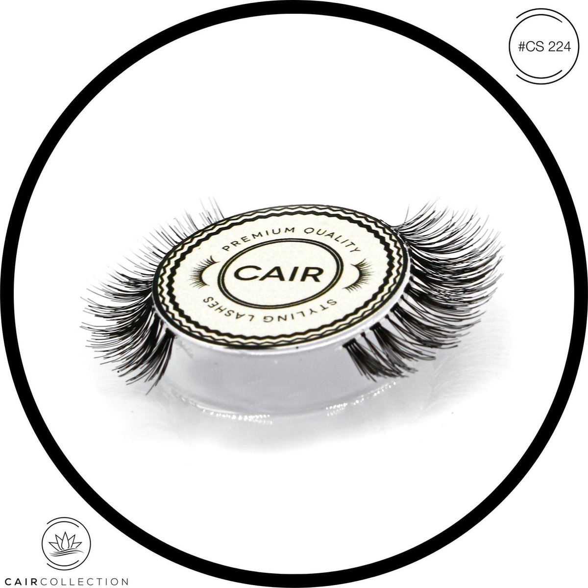 CAIRSTYLING CS#224 Premium Professional Styling Lashes Wimperverlenging Synthetische Kunstwimpers False Lashes Cruelty Free Vegan