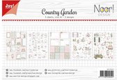 Joy! Crafts Labelvellen/knipvel - Noor - Country Garden A4 - 5 labelvellen -240 gr