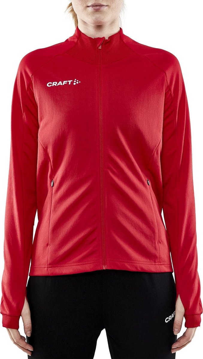 Craft Craft Evolve Full Zip Sportvest - Maat L  - Vrouwen - rood