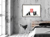 Artgeist - Schilderij - Banksy: Sale Ends - Multicolor - 60 X 40 Cm