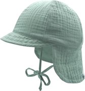 Maximo zonnehoedje met klep mousseline Mineral maat 47