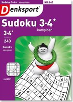 Denksport Puzzelboek, Sudoku 3-4* kampioen, editie 243