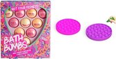 Bruisballen voor bad - 10 stuks - 2 x pop it + pea popper gratis - Geschenkset voor vrouwen - Cadeau moederdag - moederdag cadeautje