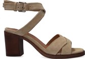 Shabbies 163020096 Sandalen - Dames - Camel - Maat 38