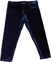 Ervy capri tight donkerblauw velours - 36