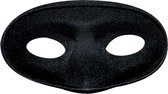 WIDMANN - Zwart rond oogmasker voor volwassenen - Maskers > Masquerade masker