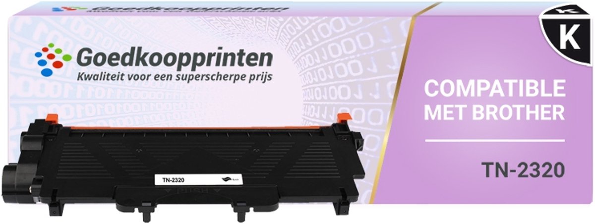 Brother TN-2320 toner Zwart (2.600 afdrukken) - Huismerk