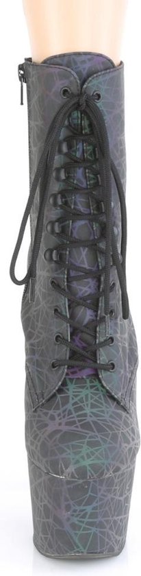 Pleaser Platform Bottes femmes, Pole dance shoes -38 Shoes- ADORE-1020REFL Pole dance shoes Zwart/Multicolores