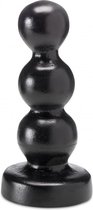 XXLTOYS - Bubbel - XXL Plug - Inbrenglengte 19 X 6.7 cm - Black - Uniek design Buttplug - Stevige Anaal plug - Made in Europe
