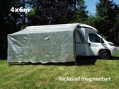 Aluminium schaduwnet 4x6 meter met magneethaken