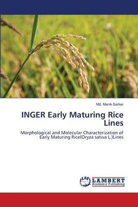 Inger Rice INGER Early Maturing Rice Lines, MD Manik Sarker | 9783659482458 ...