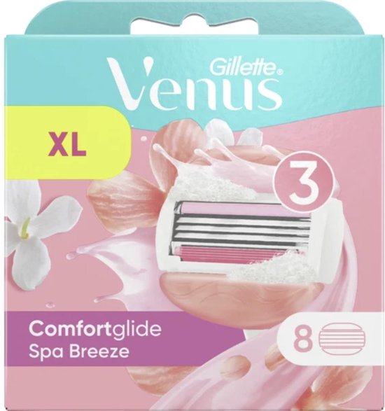 Gillette Venus Comfortglide Spa Breeze Scheermesjes voor Vrouwen - 8 navulmesjes