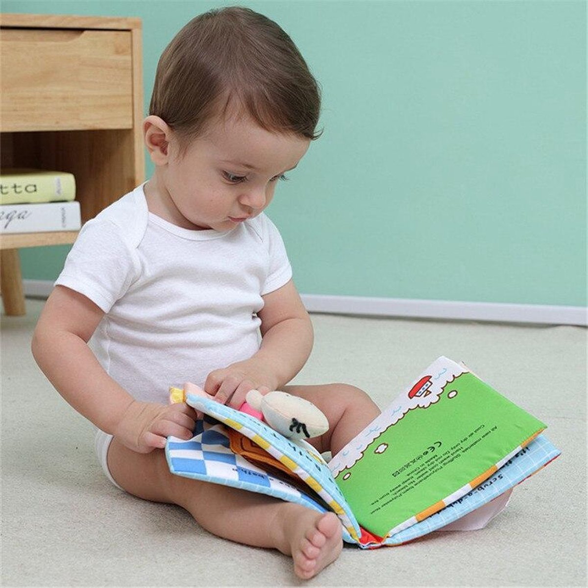 Boeken en tissu Bébé - Livres pour bébé - Développer Intelligence
