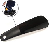 Schoenlepel - Schoentrekker - Schoenlepel klein - Gemakkelijk mee te nemen - Kunststof - 16 cm - Zwart