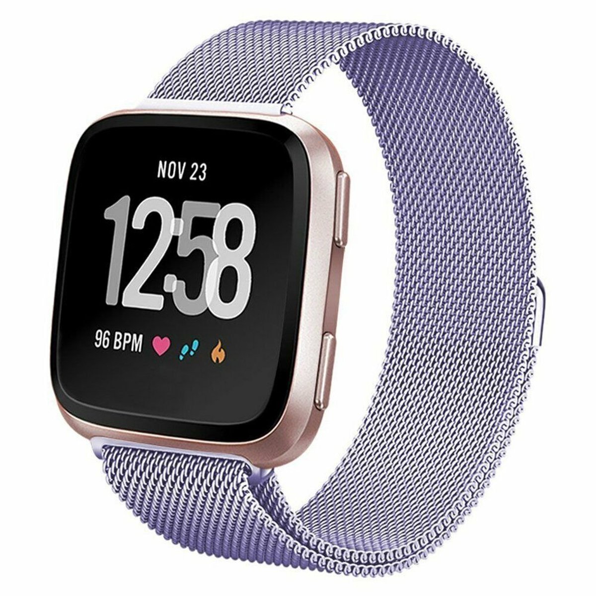 Strap-it® Samsung Galaxy Watch sport band 45mm / 46mm - donkerblauw + glazen screen protector
