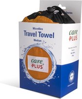 Care Plus Reishanddoek microvezel - Maat: medium 60 x 120 cm - Oranje - Travel Towel