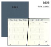 MGPcards - Agenda 2022 - Grootletter - Nature - A4 - XL - Blauw - 7 d/ 2 p - 21 x 27 cm