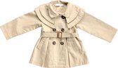 Li-Leigh Caramel Trenchcoat, babyzomerjas van katoen en linnen, kleur: beige, maat 92