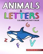 Animals & Letters Coloring Activity Book