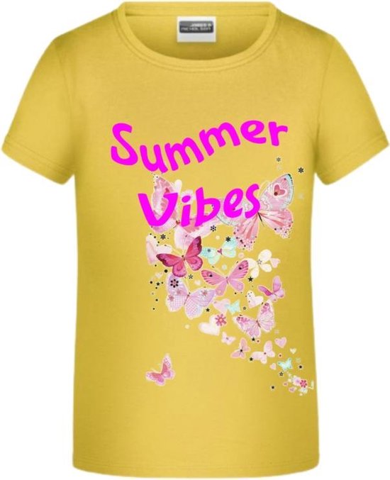 Meisjes T-shirt vlinders -s&C-98/104-t-shirts meisjes | bol.com
