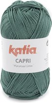 Katia Capri - Vert Brillant - 100% Katoen Mercerisé 50 gr - 5 pièces en paquet
