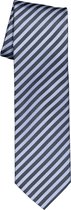 OLYMP stropdas - blauw-lichtblauw gestreept - Maat: One size