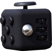 Kwalitatieve Fidget Cube / FriemelKubus | Anti Stress Speelgoed | Fidget Toy - Zwart-Zwart - AWR