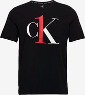 Calvin Klein Heren T-shirt Logo Zwart-M