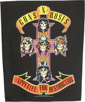 Guns N’ Roses Appetite For Destruction Motief Grote Rugpatch Multicolor
