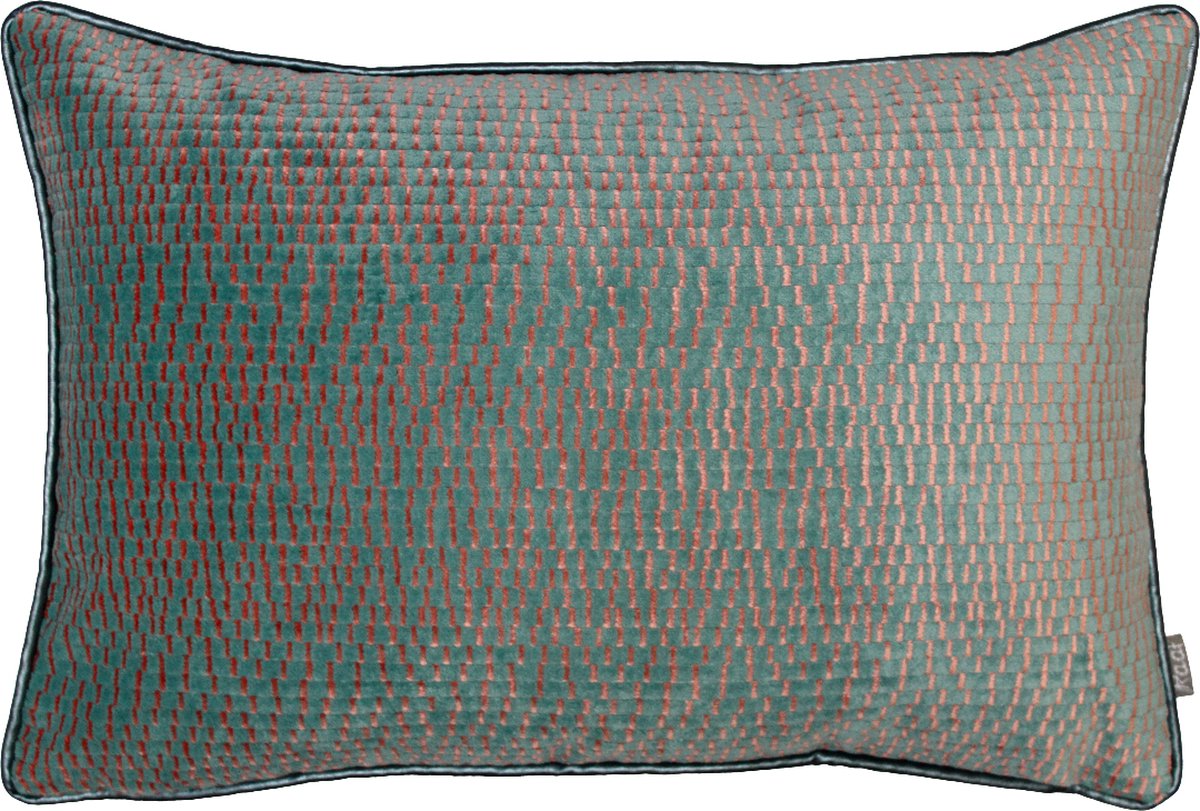 Raaf sierkussen-hoes Orca sea-blue 40x60 cm Blauw, Oranje