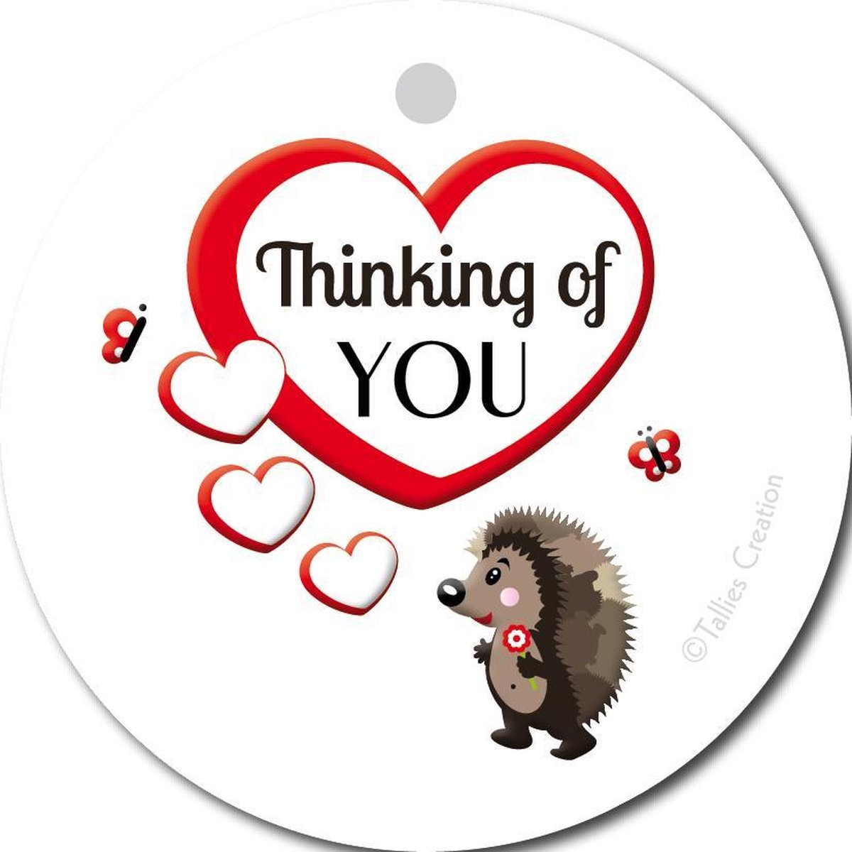 Tallies Cards - kadokaartjes - bloemenkaartjes - Thinking of you - Primo - set van 5 kaarten - valentijnskaart - valentijn - moeder - mama - liefde - 100% Duurzaam