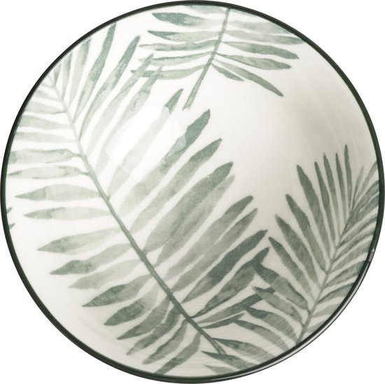 Gusta Table Tales Schaaltje ø10cm Evergreen Leaf set 6 stuks