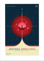Deep Space Atomic Clock Red, NASA/JPL - Foto op Posterpapier - 50 x 70 cm (B2)