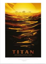 Titan (Visions of the Future), NASA/JPL - Foto op Posterpapier - 29.7 x 42 cm (A3)