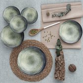Groen Serviesset 6 persoons Groen borden servies