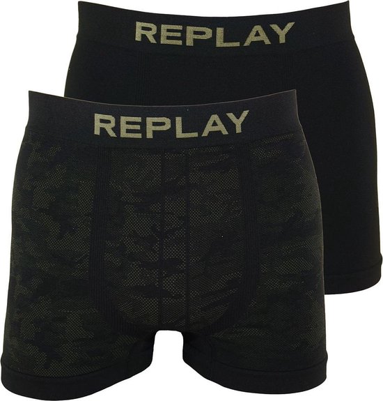 Replay- boxer short 2 pack - Seamless Comfort - Maat S