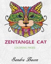Zentangle Cat Coloring Pages