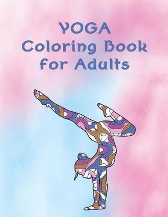YOGA Coloring Book for Adults - cover