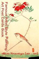 Art Post Cards Book - Famous Artist Style Painting - Ando Hiroshige (1797 - 1858)