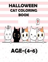 Halloween Cat Coloring Book Age(4-6)