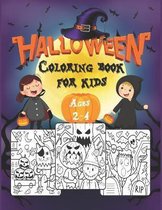 Halloween Coloring Book For Kids Ages 2-4