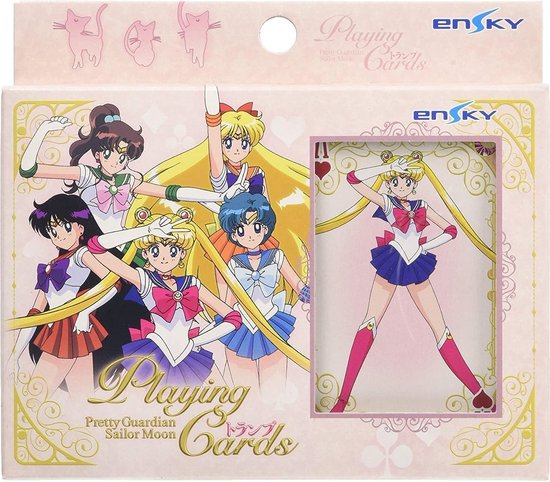 Afbeelding van het spel Ensky Sailor Moon Playing Cards 54 kaarten