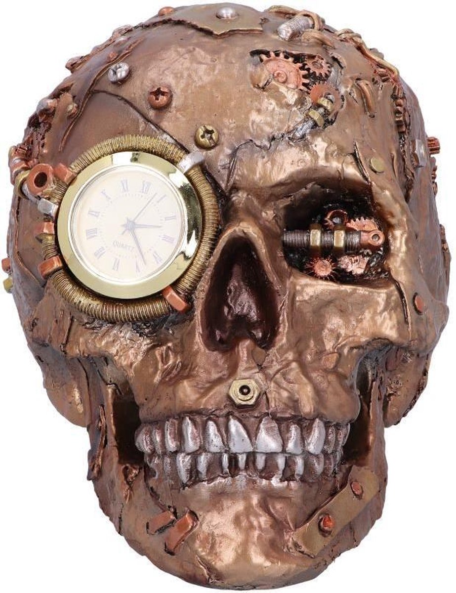 Nemesis Now Beeld/figuur Scrapped Schedel Bronskleurig