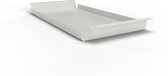 Dienblad Medium | Wit | Rechthoek | Industrieel | Design | Gepoedercoat | Metaal | Aluminium | Fliptray | 61 × 29 × 5 cm