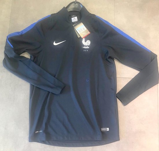 Nike Dri-Fit top Frankrijk maat M donkerblauw