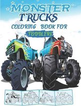 Monster Trucks Coloring Book For Toddlers