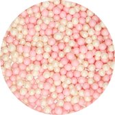 FunCakes Zachte Parels Medium - Roze/Wit - 60g