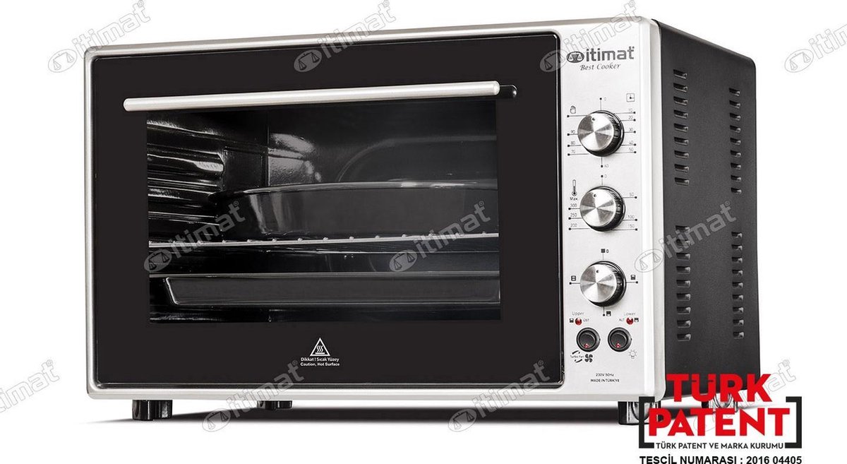 Itimat - oven - Vrijstaand - 50 liter | bol.com