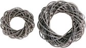 Exner - Kransje Willow - grijs - 10x10x2,5 cm