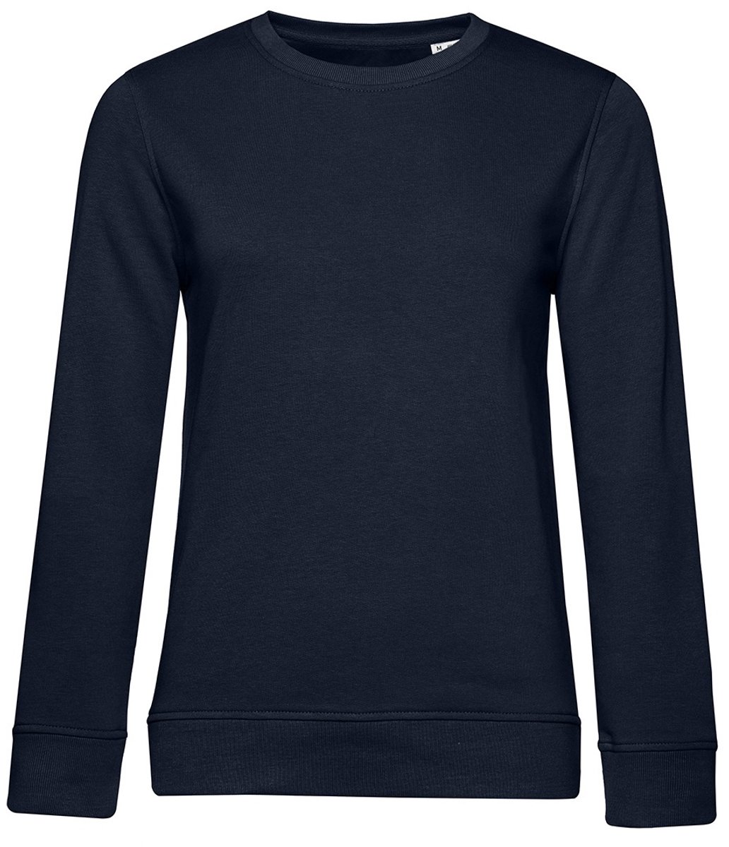 B&C Dames/dames Organic Sweatshirt (Marine)